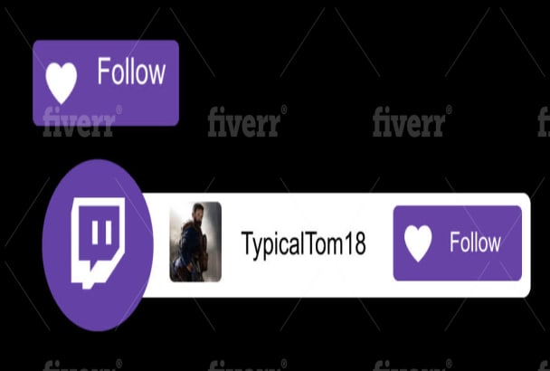 Create your twitch follow animation by Mekashikato