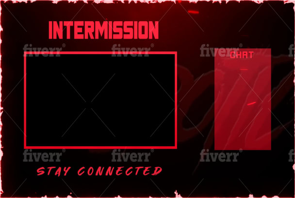 Design awesome animated twitch overlay screen pop up alerts panels by ...