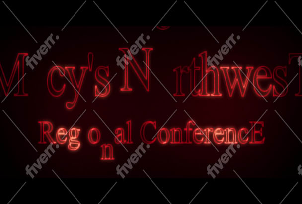 Create a custom stranger things intro with your text by Lasanim