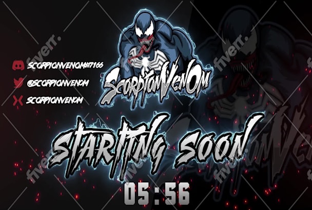 Create Animated Brb Intro Static Offline Screen For Twitch By