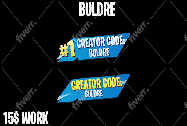 Create fortnite support creator code animation by Imhugoleandro