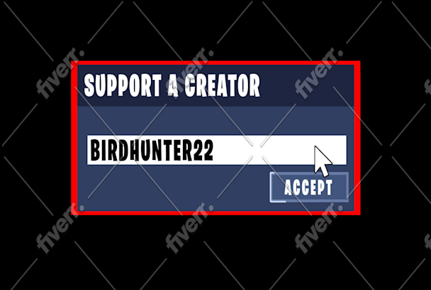 Create a fortnite support creator code animation by Fortnitepenguin