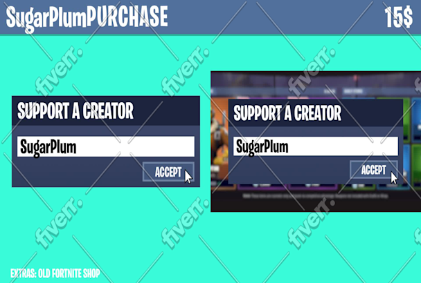 Create fortnite support creator code animation by Imhugoleandro