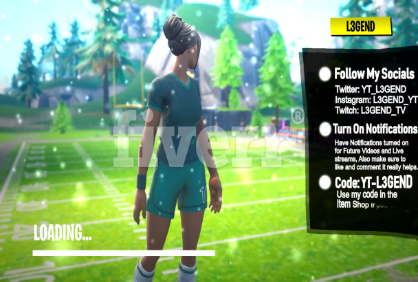 create a fortnite intro custom loading screen - football stadium fortnite code