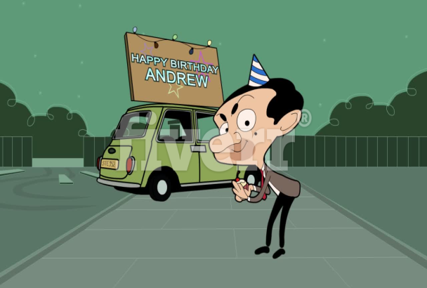 Mr Bean Happy Birthday Cartoon