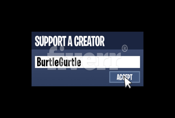 create fortnite support creator code animation - fortnite promo code