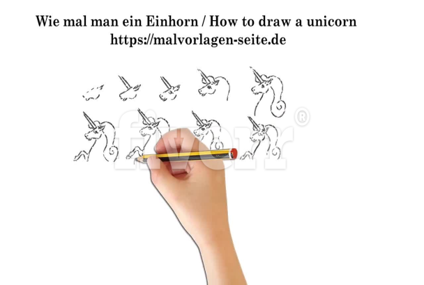 malvorlagen einhorn youtube - x13 ein bild zeichnen