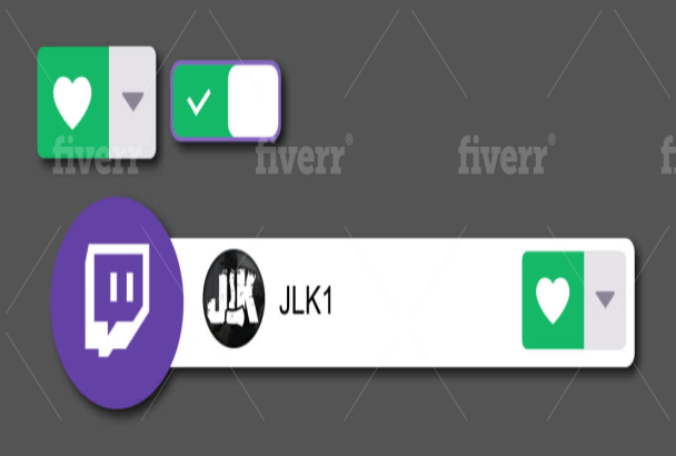 Create your twitch follow animation by Mekashikato