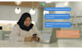 make a phone text message chat animation video