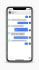 make a phone text message chat animation video