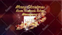 create elegant merry christmas 2022 promo video with logo