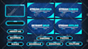 design professional animated stream overlay, twitch overlay for gaming