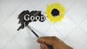 really paint your logo for intro video or speed painting