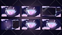 design cute pink stream overlay for twitch