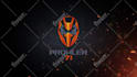 create 3d fire epic glitch youtube gaming animated logo intro outro