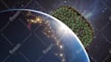 create beautiful 3d animation universal earth intro