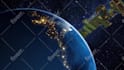 create beautiful 3d animation universal earth intro
