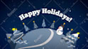 create magical christmas animation video