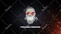 create 3d fire epic glitch youtube gaming animated logo intro outro