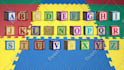 create video for your title with dancing and jumping square blocks
