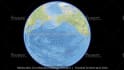 make 3d google earth fly tour video animation at pin location globe zoom in out