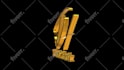 create a 3d rotating logo animation 360 seamless loop