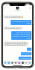 make a phone text message chat animation video