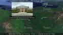 make 3d google earth fly tour video animation at pin location globe zoom in out
