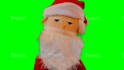 create a santa puppet video message for christmas in english or in spanish