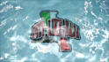 create a promo video with your logo in swimming pool