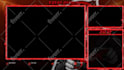 do custom animated twitch, kick or youtube stream overlay pack, transition, logo