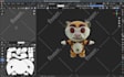 make a 3d model for animation and videogames