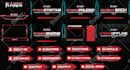 design professional animated stream overlay, twitch overlay for gaming