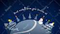 create magical christmas animation video