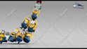 put your logo in funny minions mobile ads animation