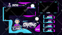 design custom animated twitch overlay stream package