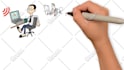 create professional colored whiteboard video