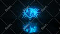 do make cyberpunk neon light metallic glow logo reveal intro animation video