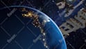 create beautiful 3d animation universal earth intro