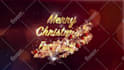 create elegant merry christmas 2022 promo video with logo