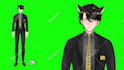 design vtuber anime character avatar model for live2d