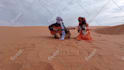 wish you a happy birthday in the sahara desert with a guitar