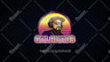 create a retro 90s 80s tv logo reveal intro