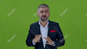 produce a green screen professional video spanish