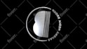 create a 3d rotating logo animation 360 seamless loop