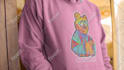 create a 65sec hoodie video mockup using male model african american