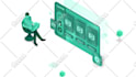 create isometric infographic animation with big discount