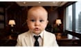 create a viral ai baby video podcast, baby talking podcast