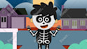 create 2d cute song animation for kids