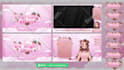 design animated vtuber overlay anime for twitch streamer